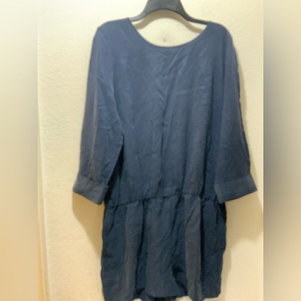 Sugar + Lips Blue Romper 100% Lyocell